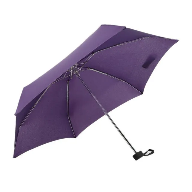 1PC Mini Capsule Pocket Light Umbrella Windproof Folding Umbrellas Travel Compact Rain Umbrella Men