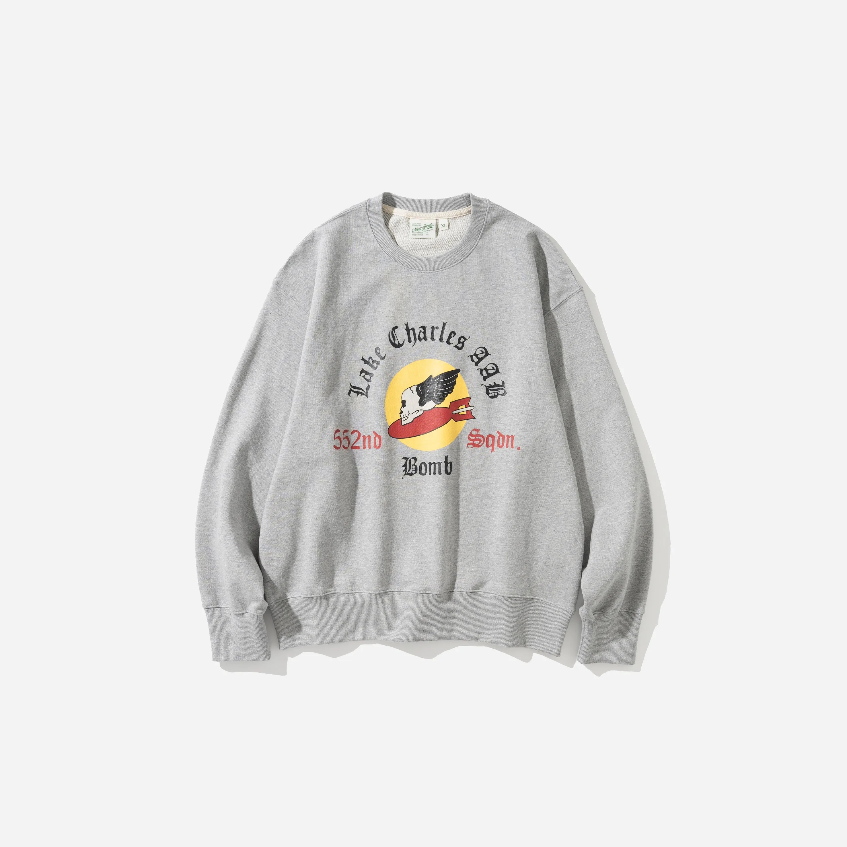 552ND SQUADRON SWEATSHIRT - GREY MELANGE