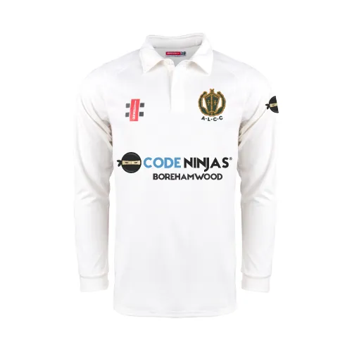 Abbots Langley CC  Adult's Ivory Pro Performance V2 L/S Shirt-Senior