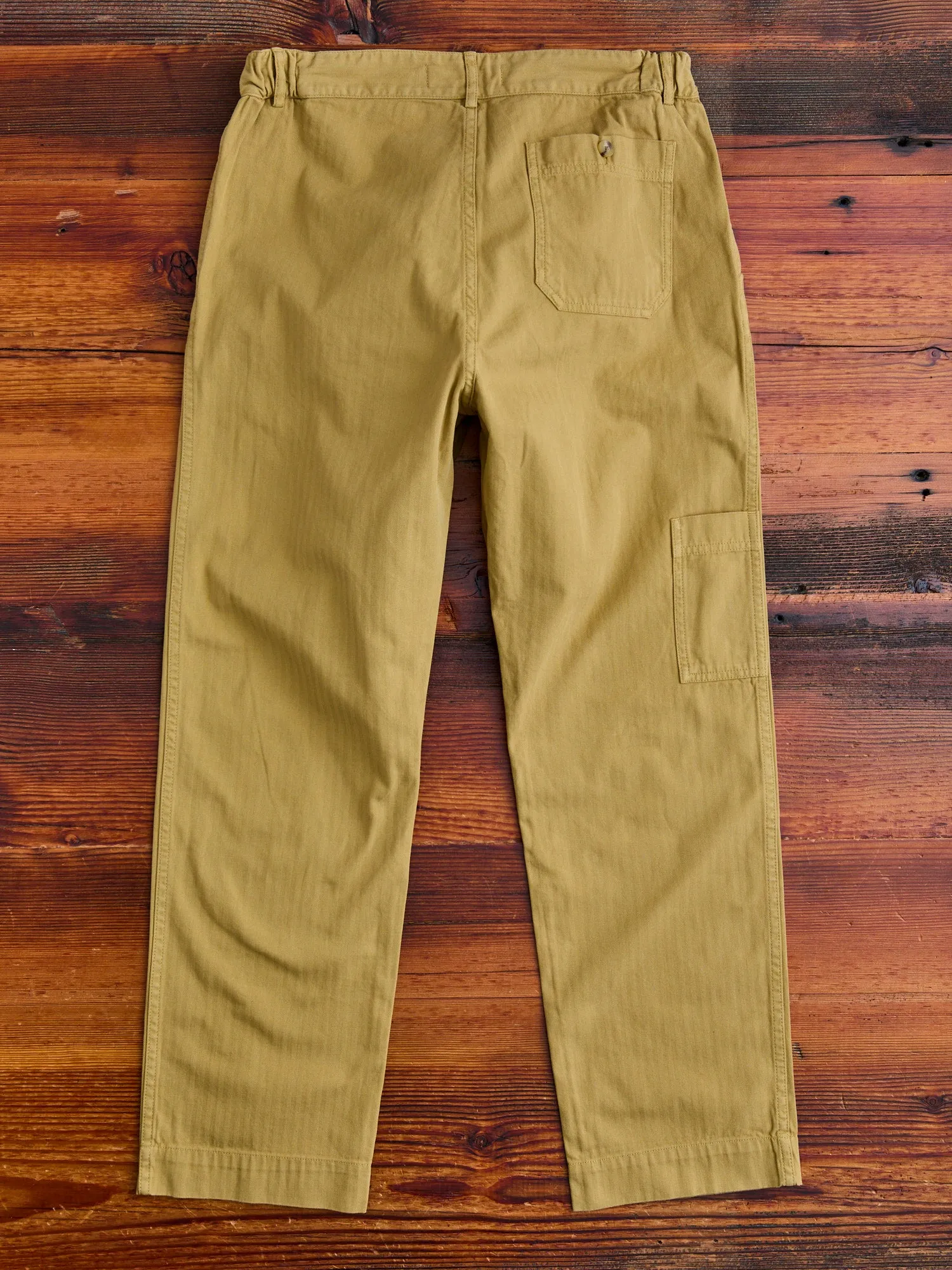 Aberlour Herringbone Pants in American Tan