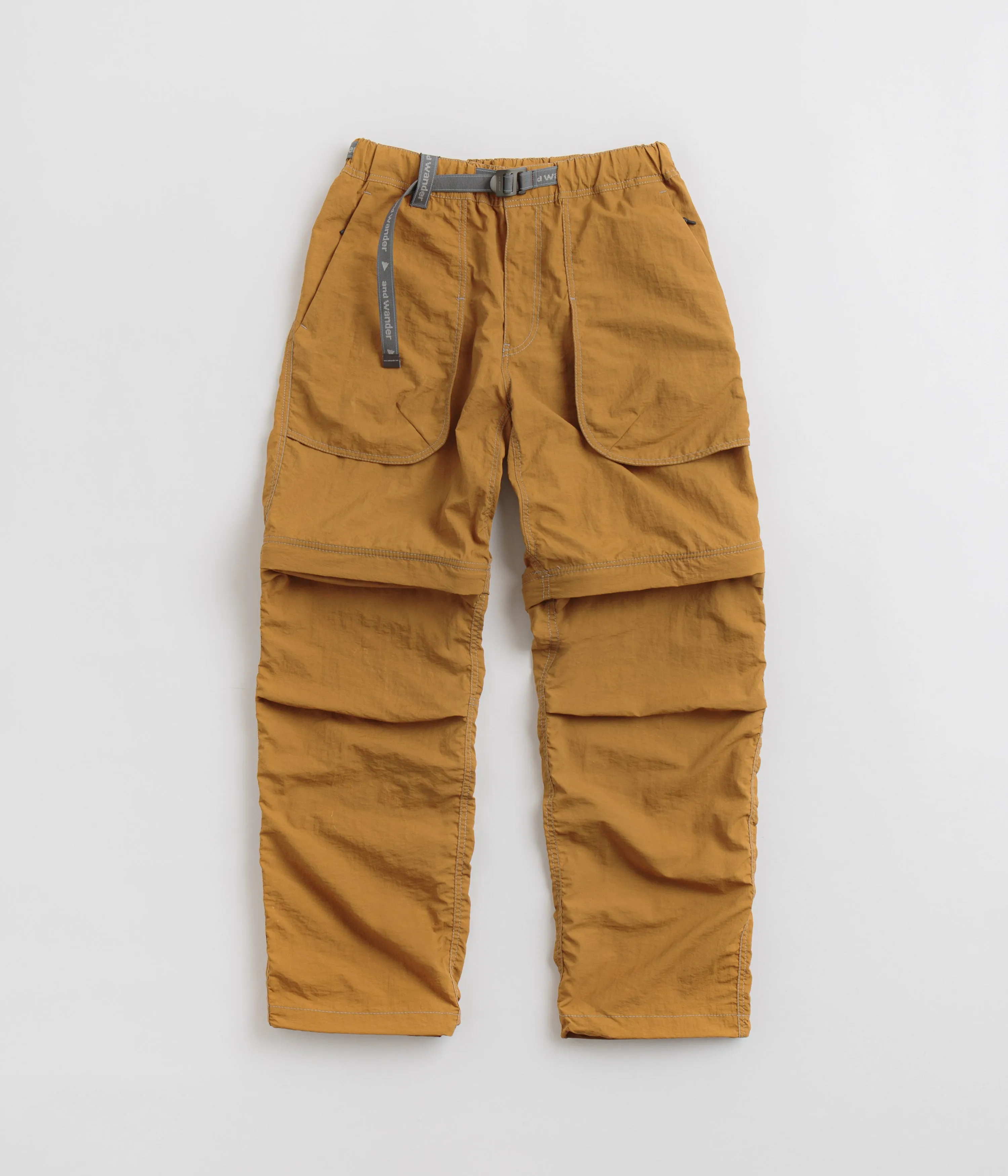 and wander Ny Taffeta Hiker 2Way Pants - Yellow