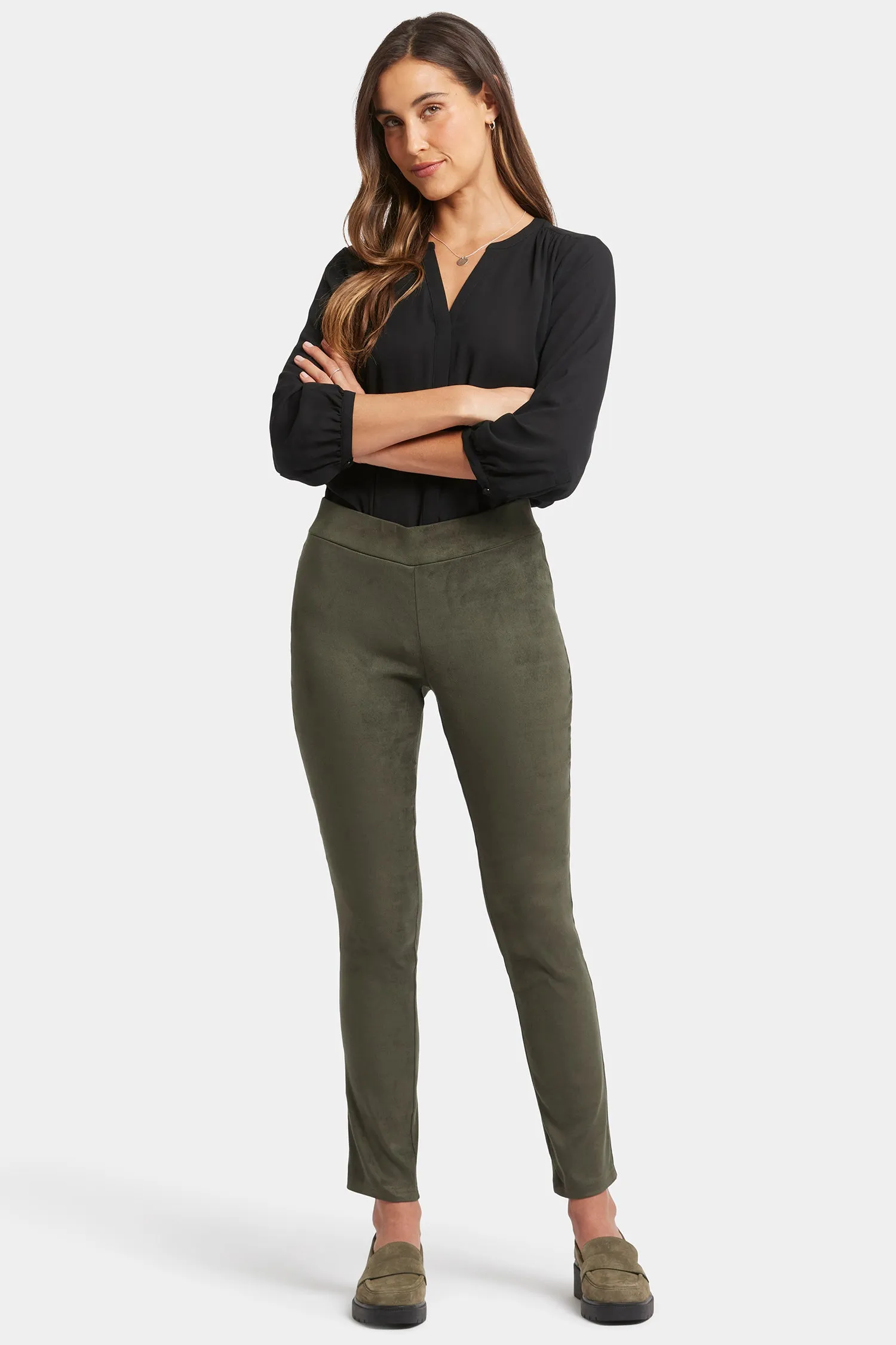 Basic Legging Pants - Vine Leaf