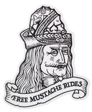 BEASTWRECK VLAD'S MUSTACHE RIDES STICKER