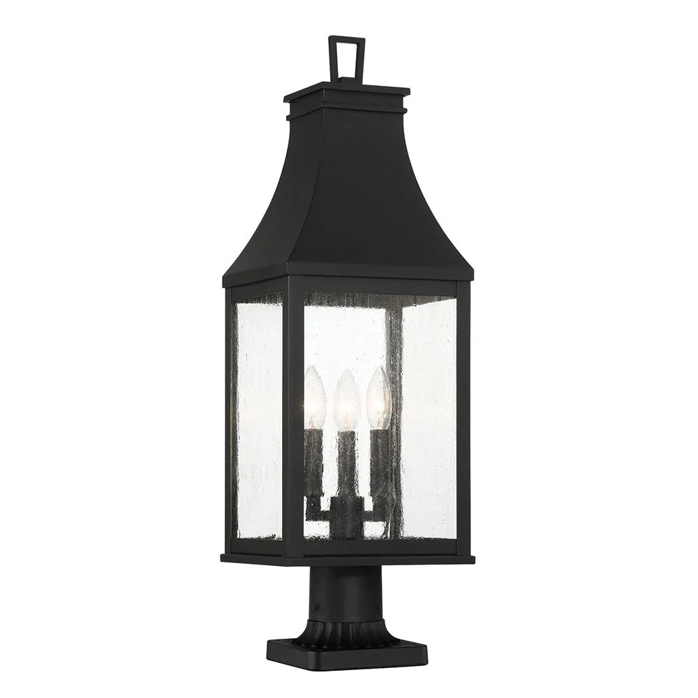 Berkshire 3 Light Outdoor Lantern - Post Mount