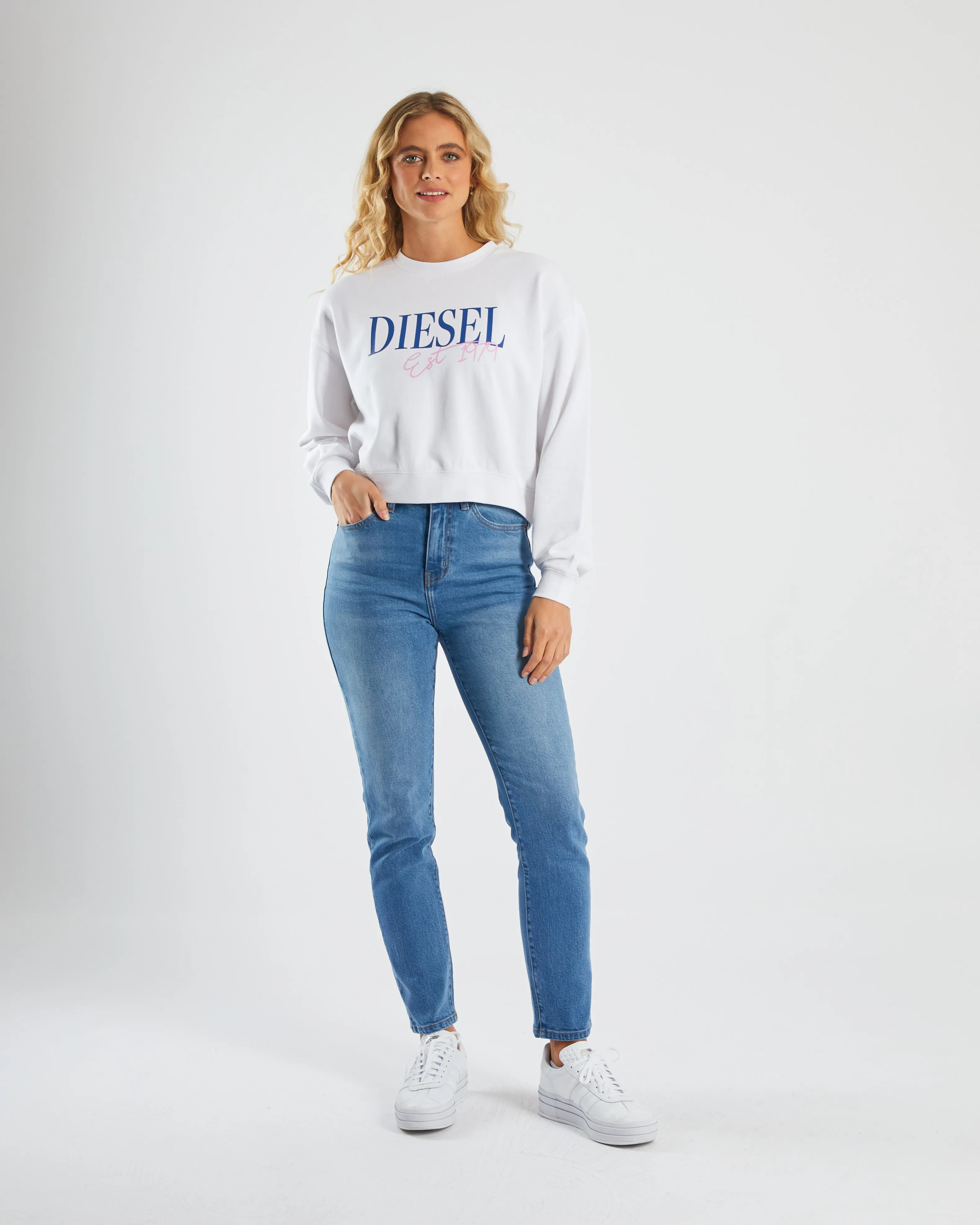 Claudette Sweatshirt Dove White