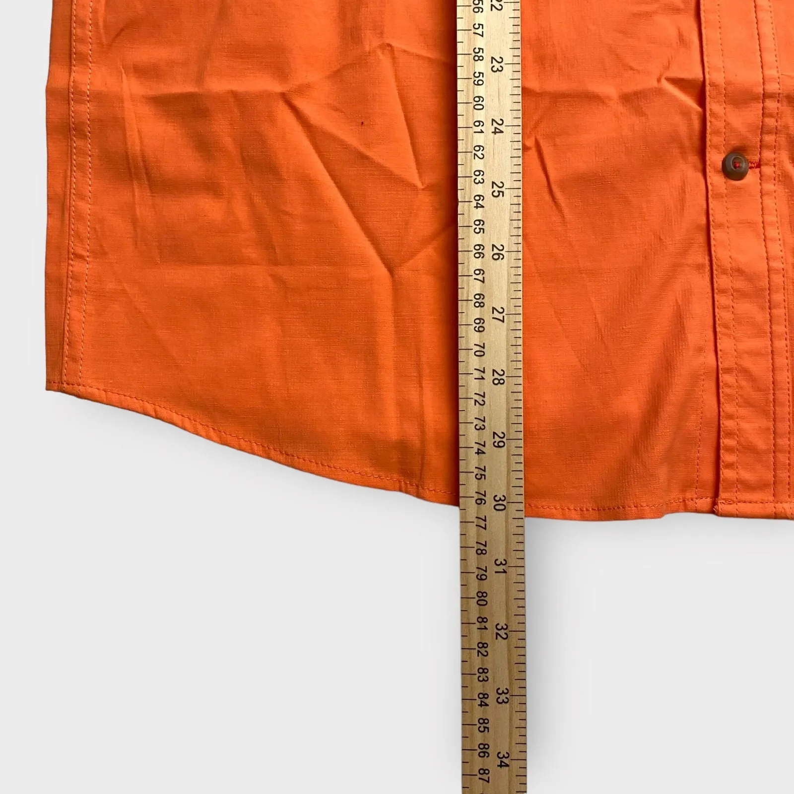 Coleman Mens Vented S/s Outdoor Shirt | L | Orange | NWT