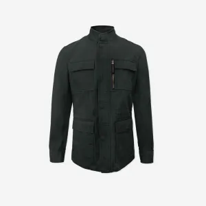 Cotton Tencel Field Jacket Charcoal