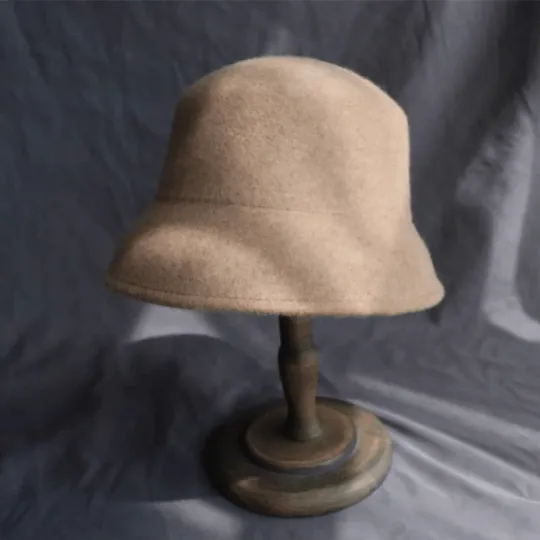 Elegant 100% Wool Cloche Hat for Women