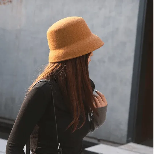 Elegant 100% Wool Cloche Hat for Women