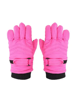 FabSeasons Kids Children Snow Gloves Winter Windproof Ski Gloves for Snowboarding