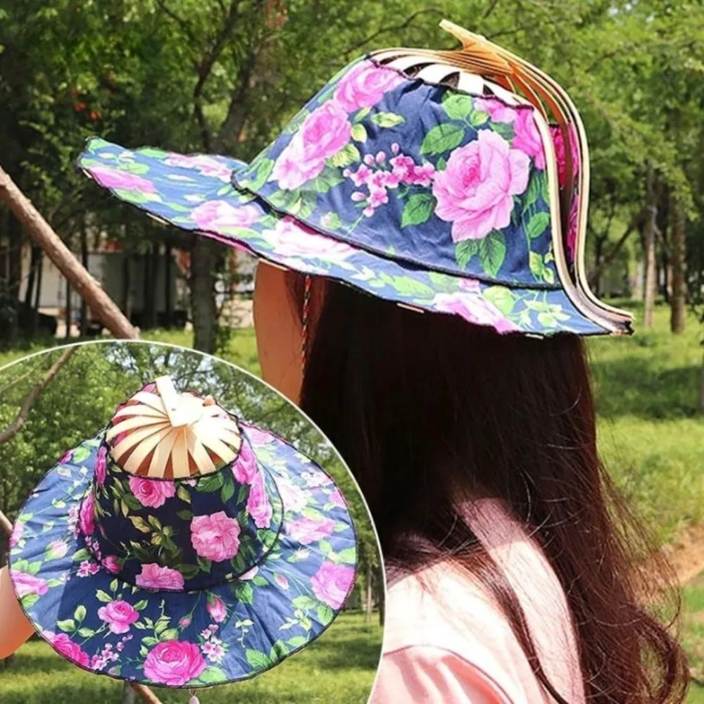 Fashionable Bamboo Fan Hat