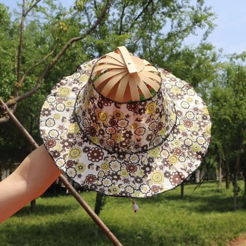 Fashionable Bamboo Fan Hat