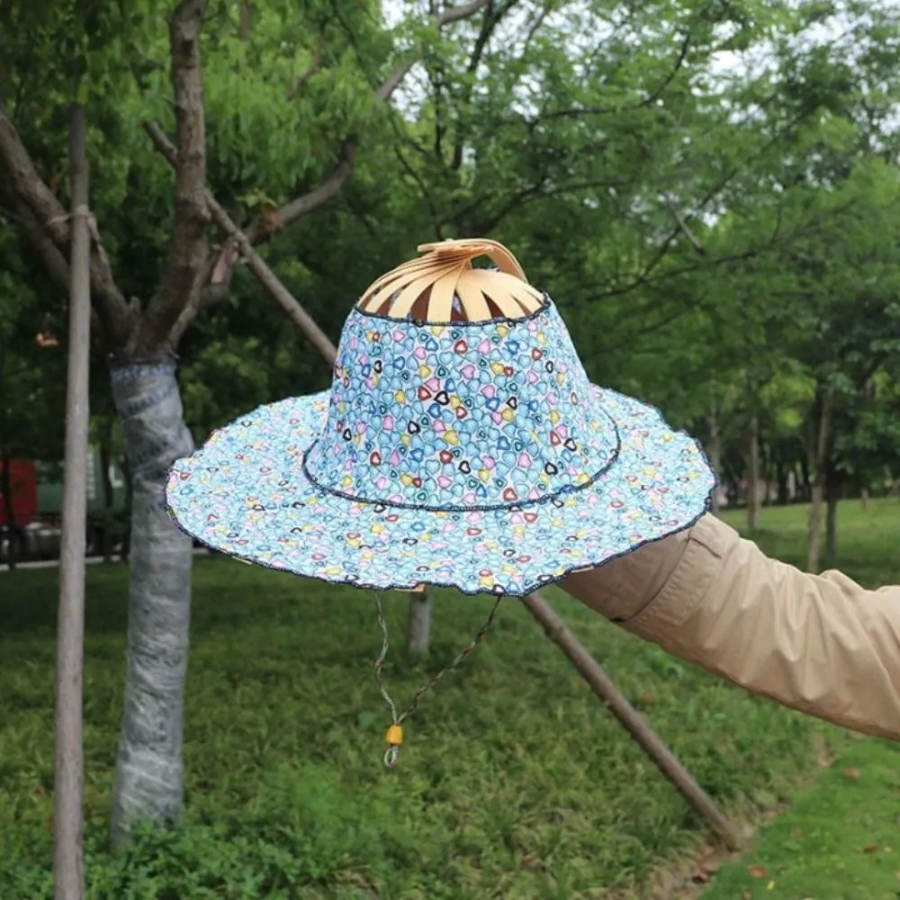 Fashionable Bamboo Fan Hat