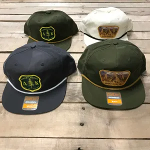 Flat Bill AK Patch Trucker Hat