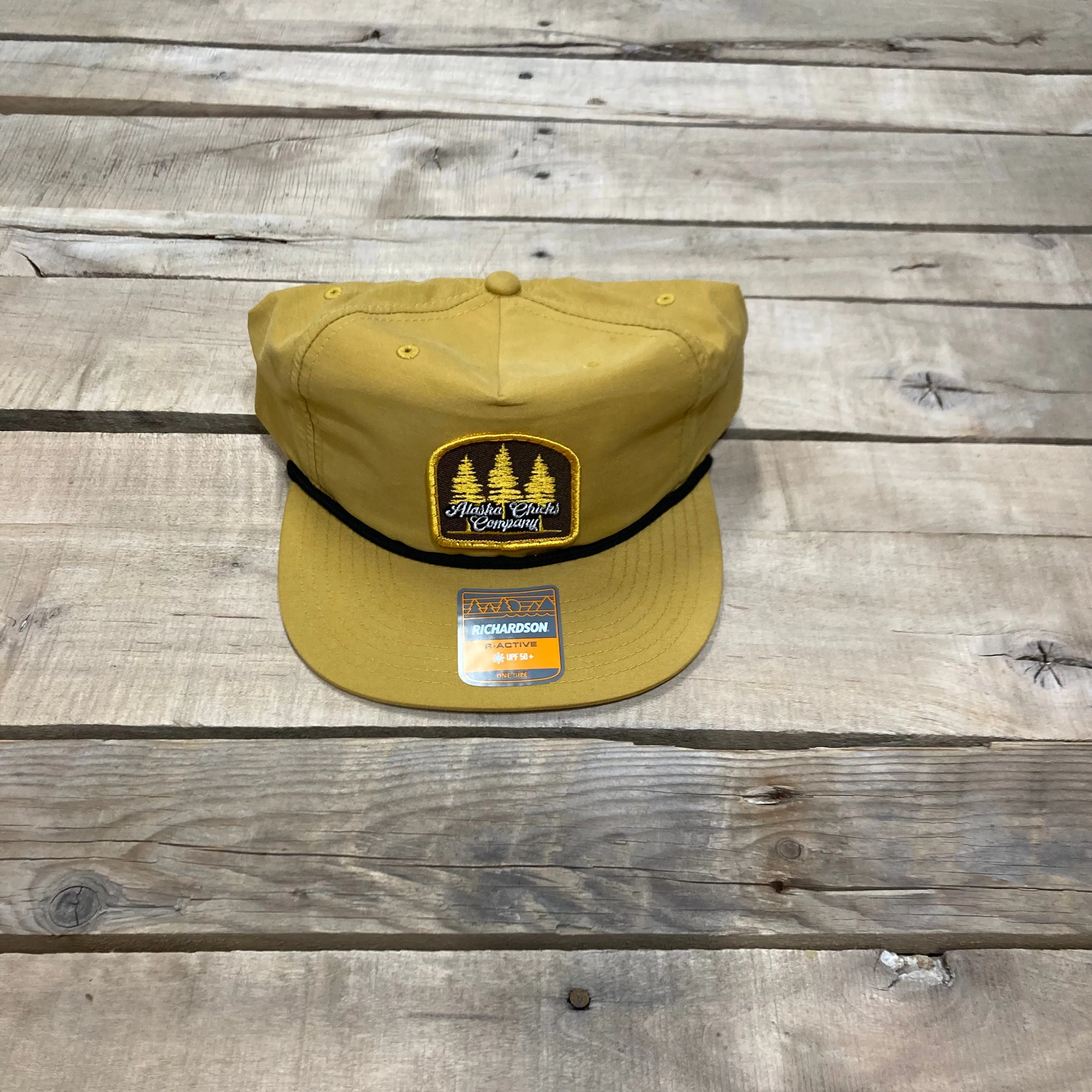 Flat Bill Three Tree Trucker Hat