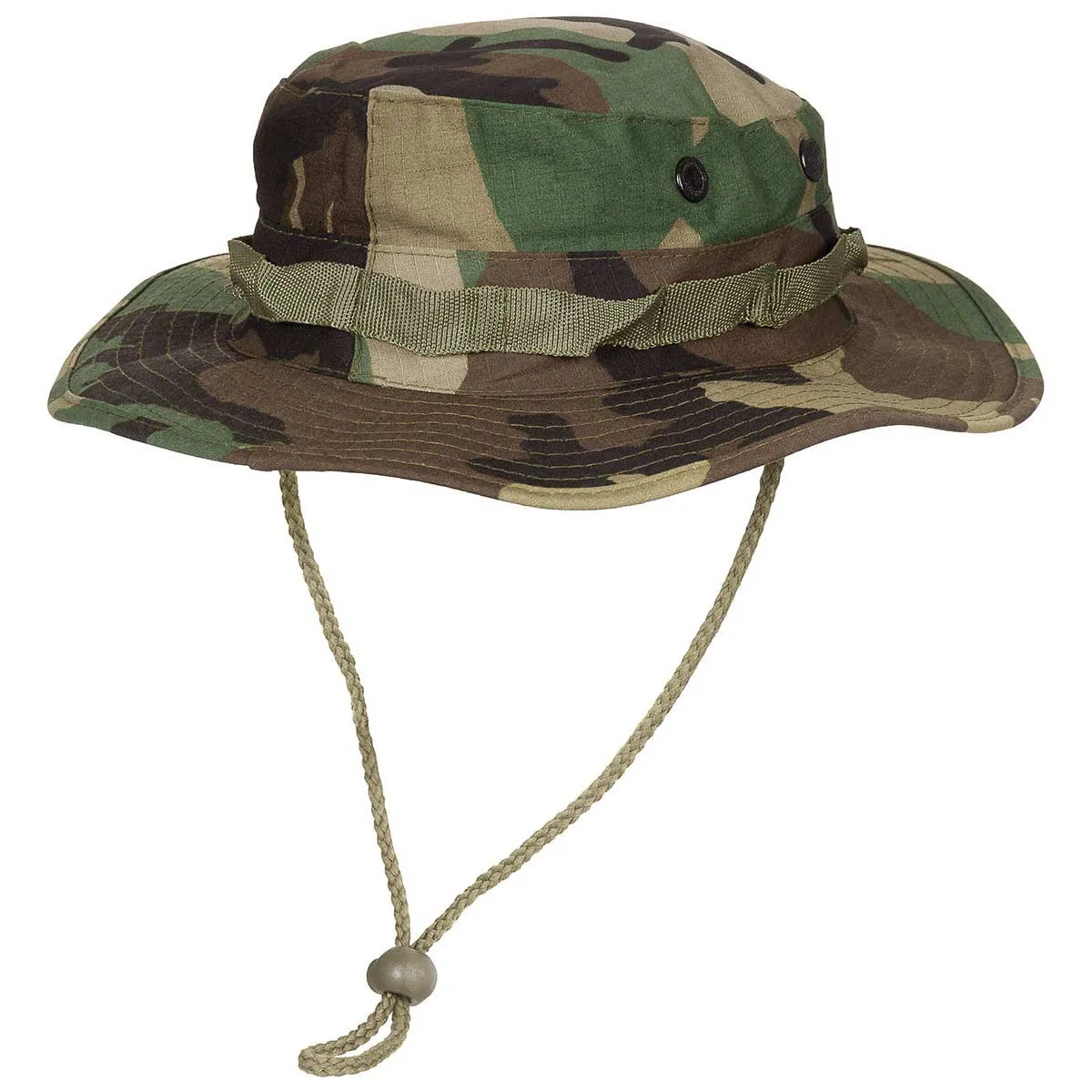 GI Ripstop Boonie Bush Hat Woodland Camo