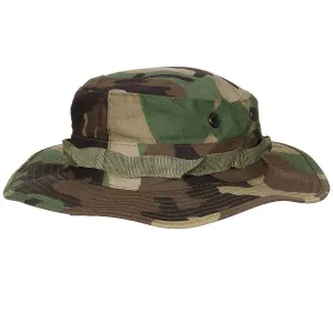 GI Ripstop Boonie Bush Hat Woodland Camo