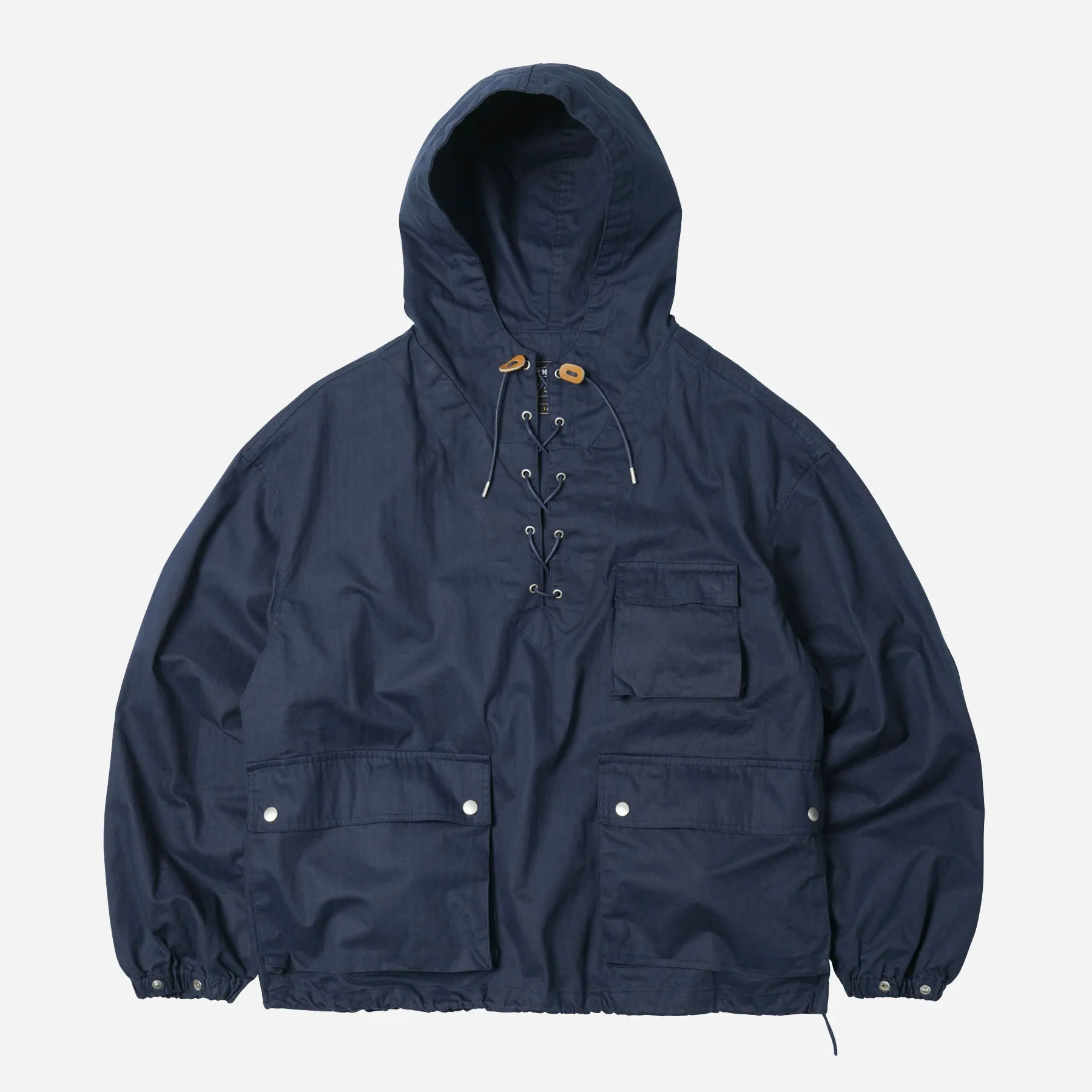 HBT USN POP OVER ANORAK PARKA JACKET - NAVY