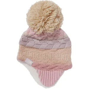 Infant's The North Face | Fairisle Earflap Beanie | Cameo Pink