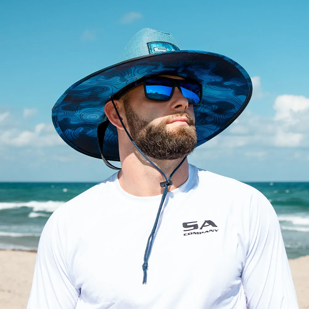 Keys Straw Hat | Underwater Topography | Powder Blue