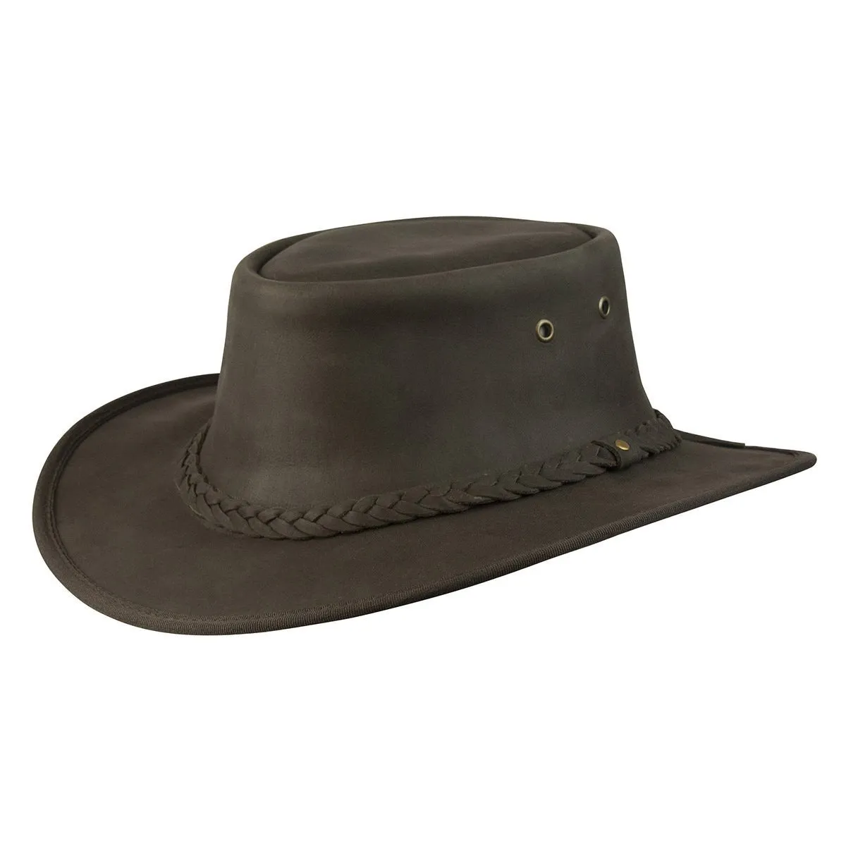 Lone Wolf Crushable Leather Hat