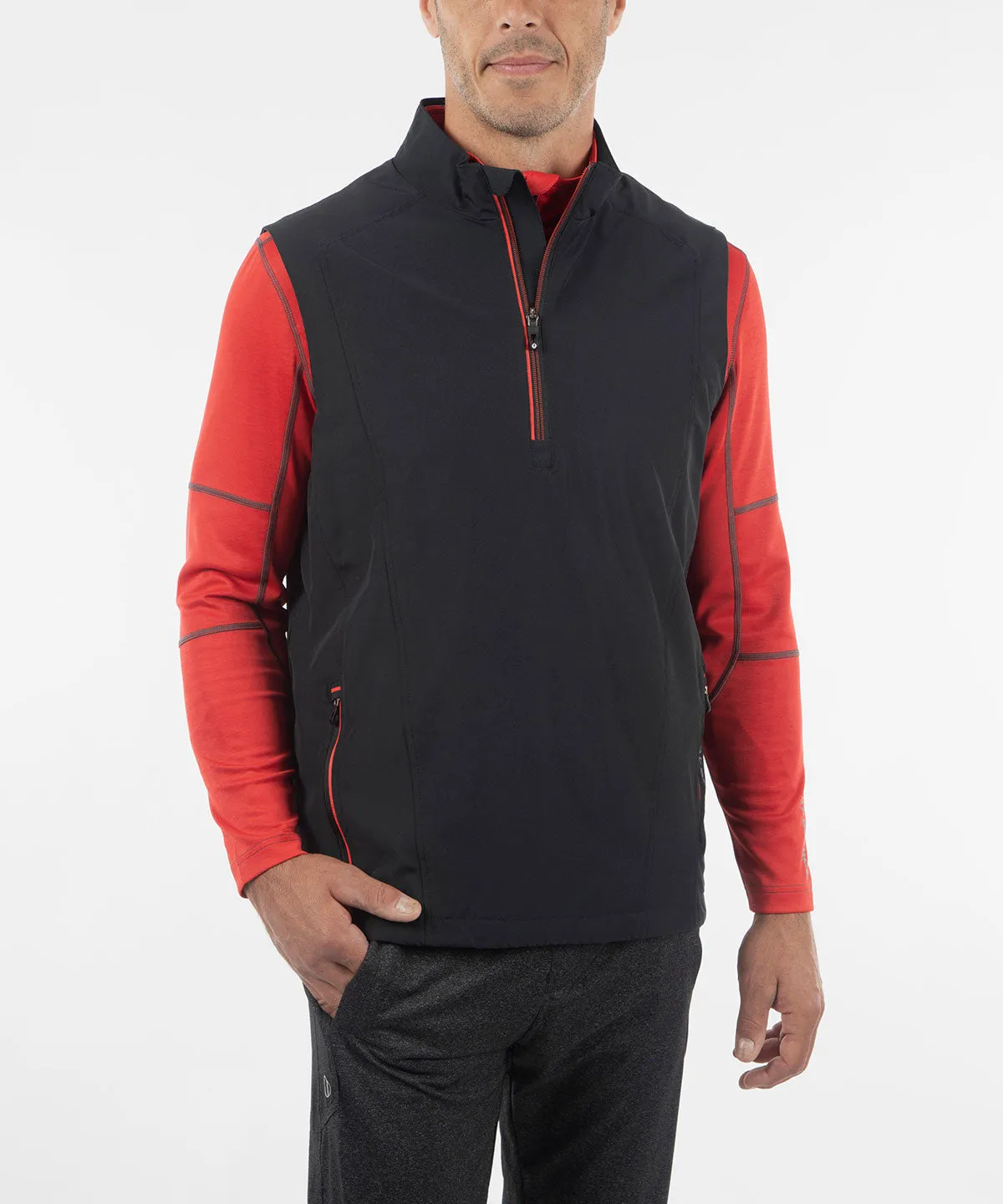 Men's Kiefer Half-Zip Lined Wind Vest