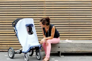 Muslin Pushchair Shade