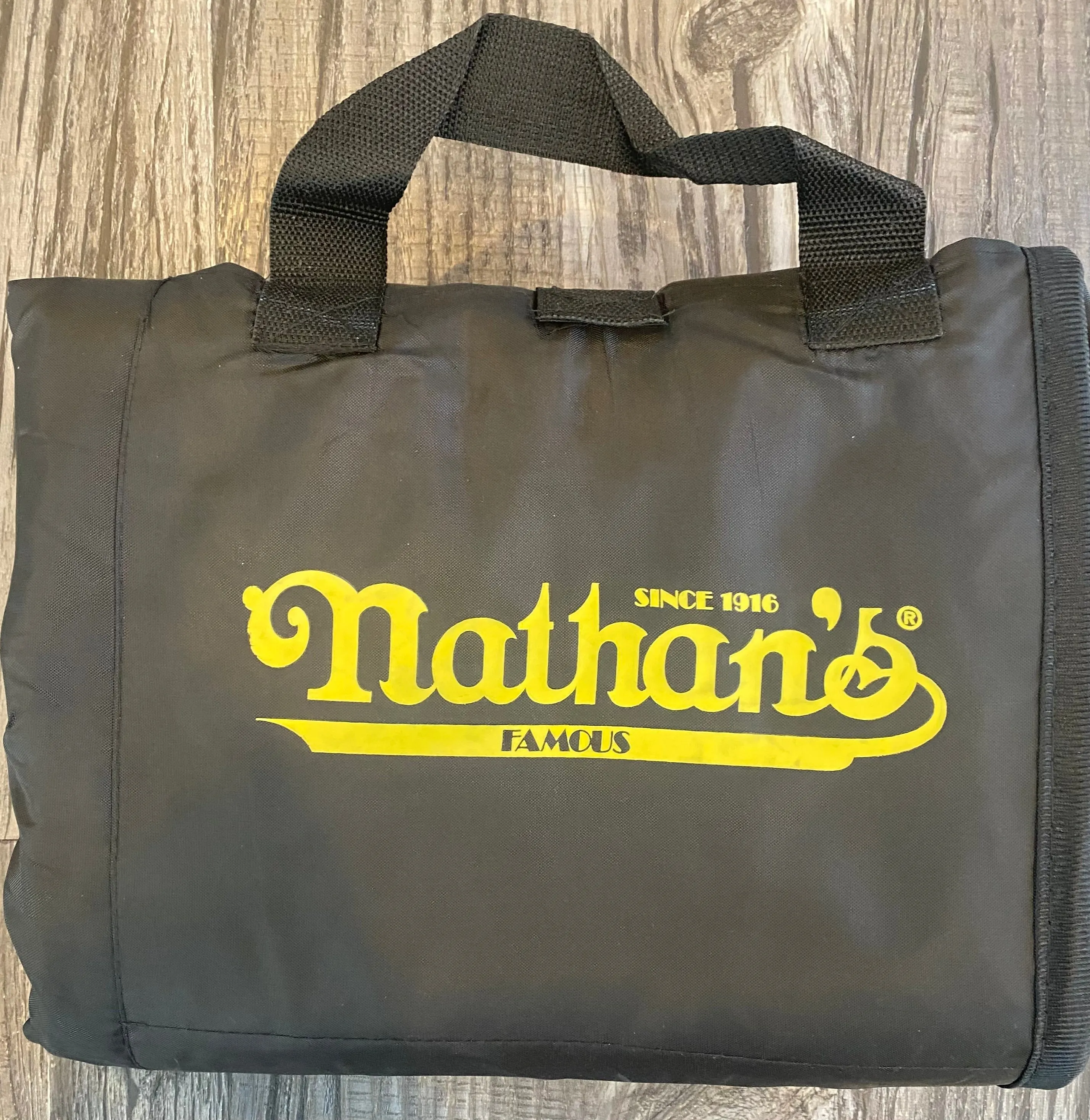 Nathan’s Famous Fleece Foldable Picnic/Beach Blanket