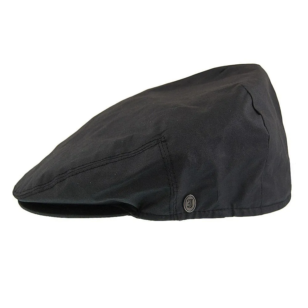 Oilcloth Flat Cap Black Wholesale Pack