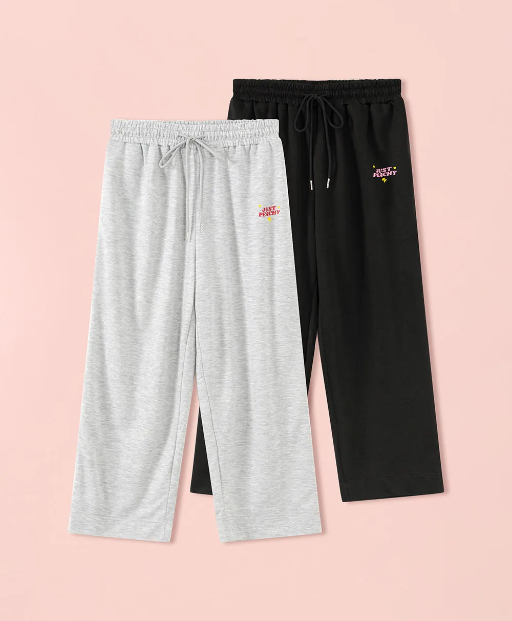 Peachy Social Wide Jogger Pants