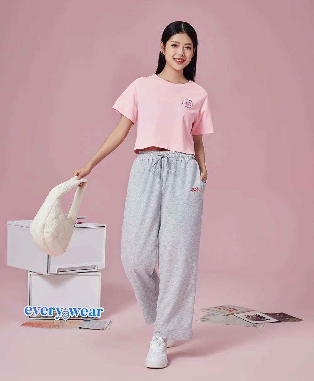 Peachy Social Wide Jogger Pants