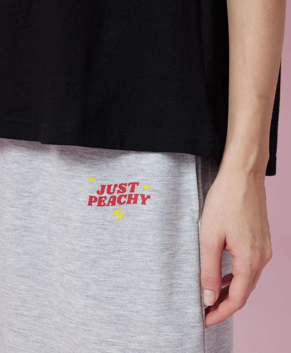 Peachy Social Wide Jogger Pants