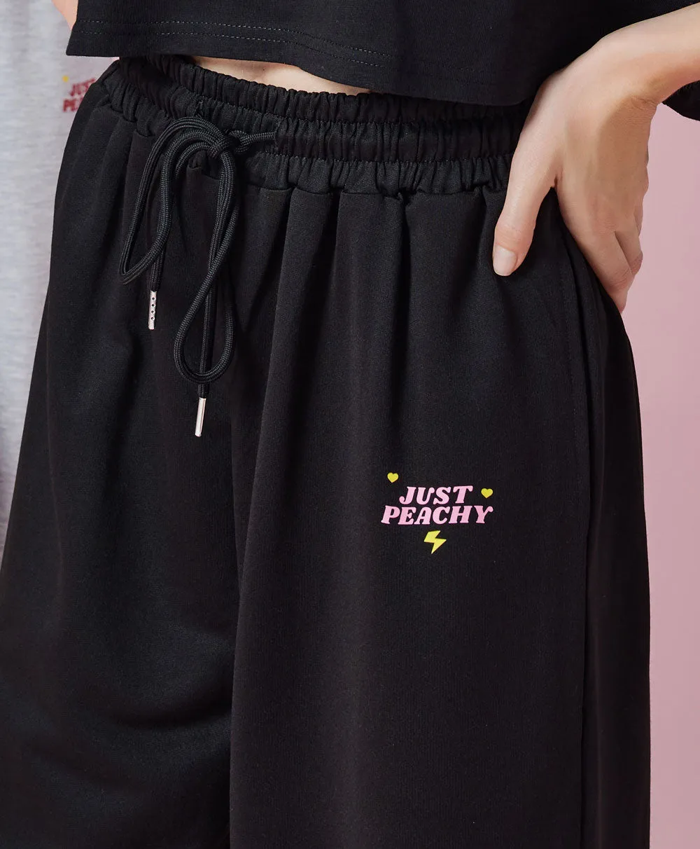 Peachy Social Wide Jogger Pants