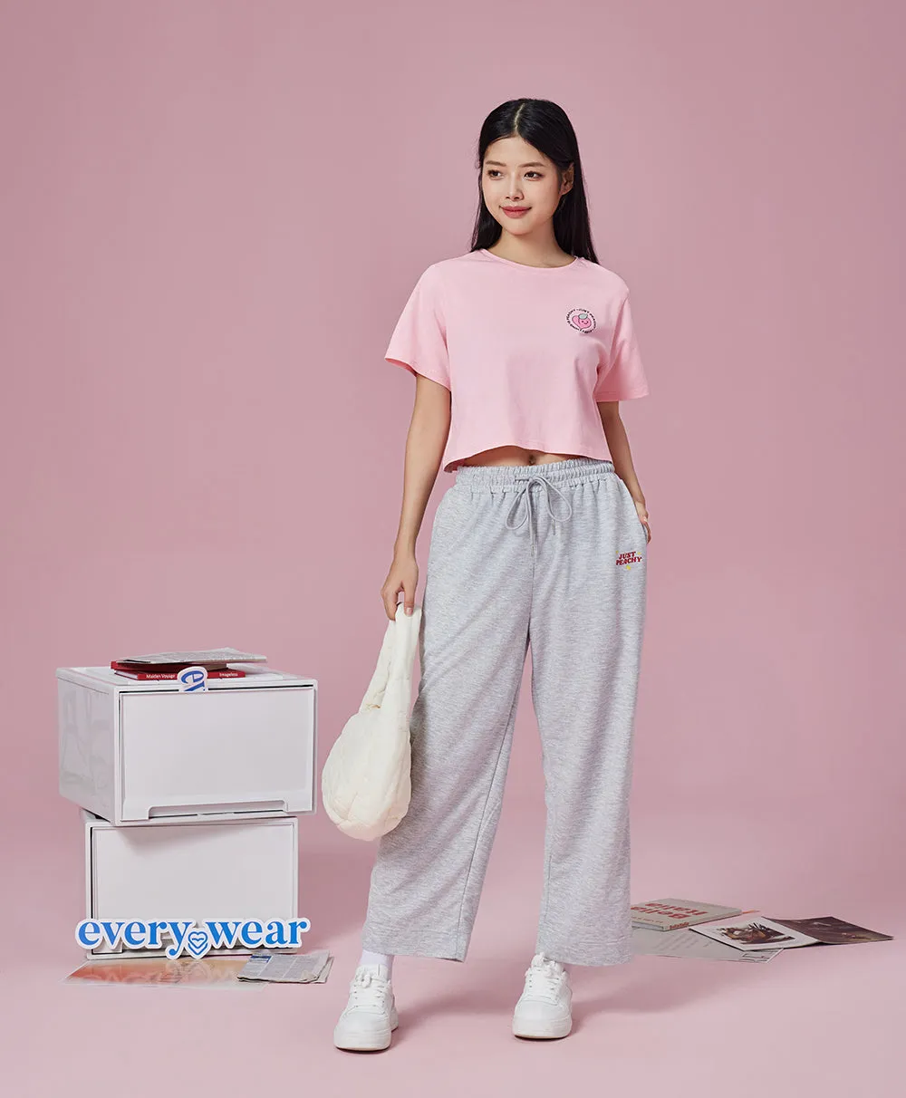 Peachy Social Wide Jogger Pants