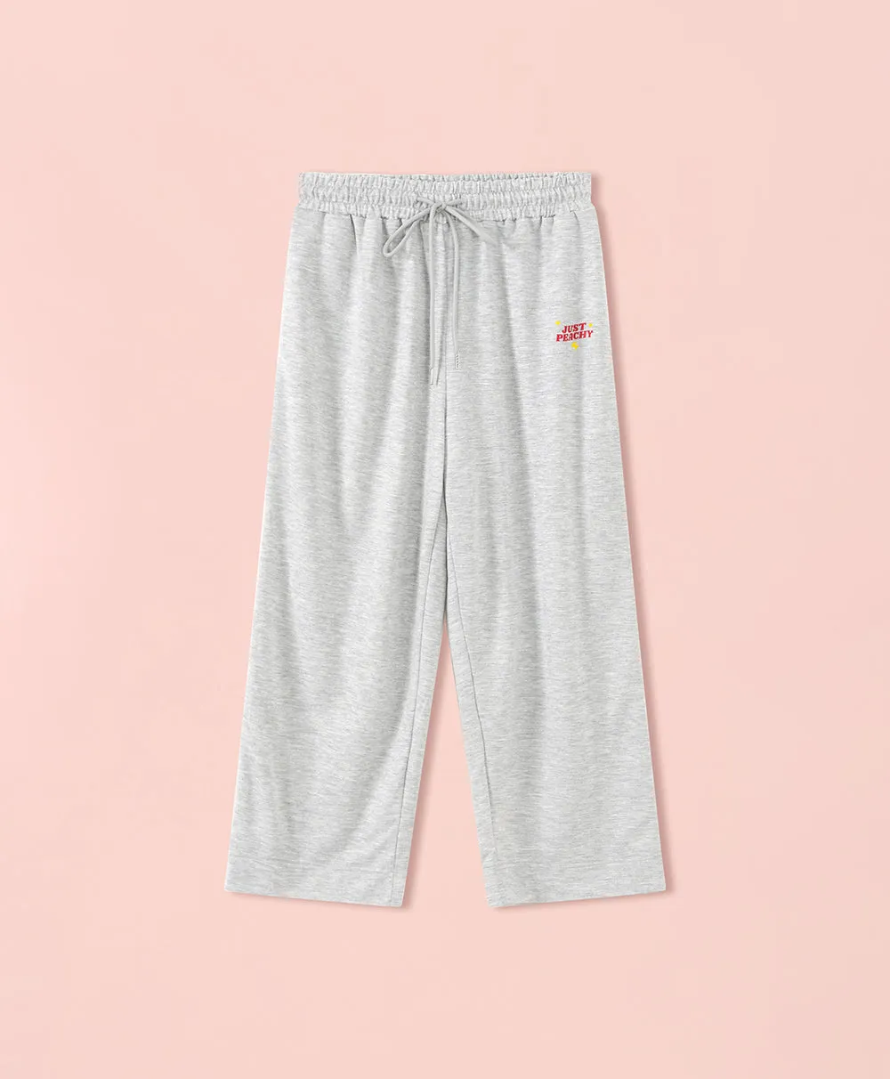 Peachy Social Wide Jogger Pants