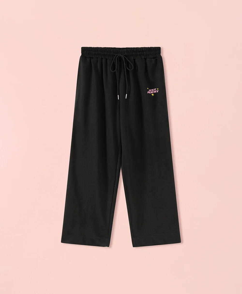 Peachy Social Wide Jogger Pants