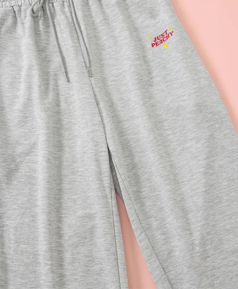 Peachy Social Wide Jogger Pants