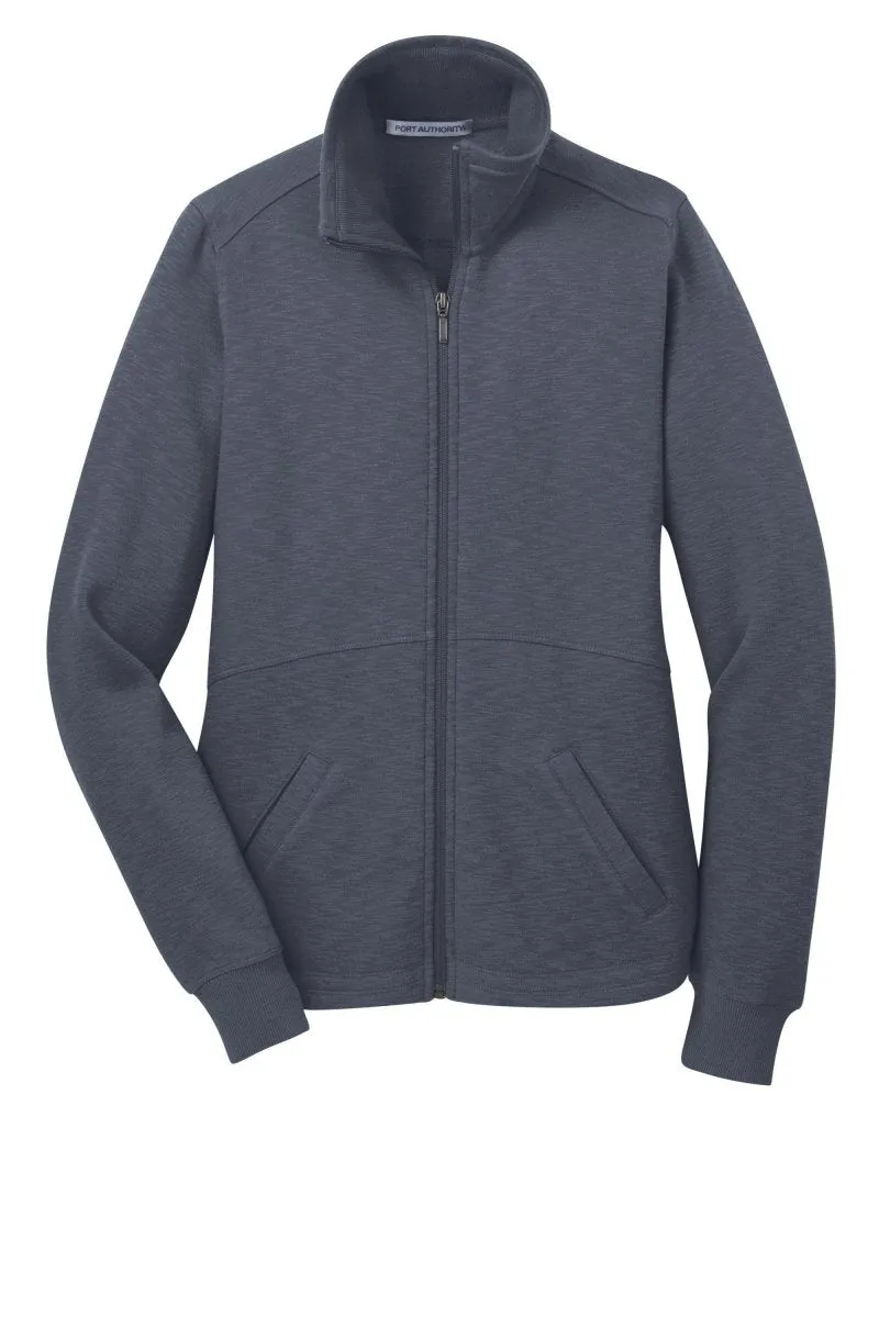 Port Authority® Ladies Slub Fleece Full-Zip Jacket