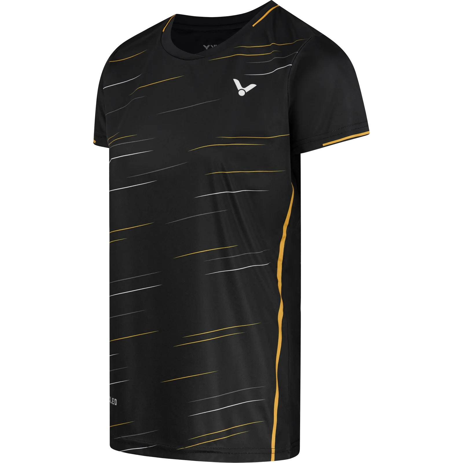 Professional Badminton Victor Womens T-Shirt 24100 c Black