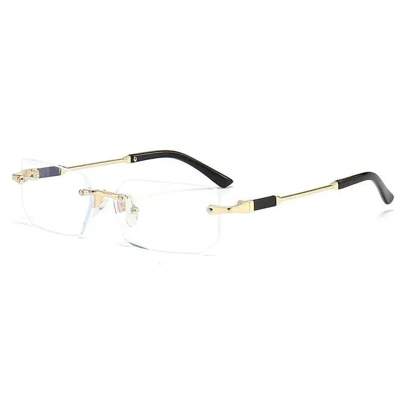 Rimless Sunglasses for Stylish UV Protection and Fashionable Eyewear