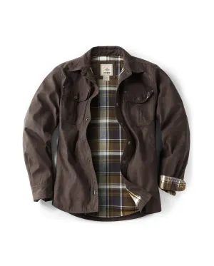 Rugged Suede Flannel Lined Jacket [HOK700]