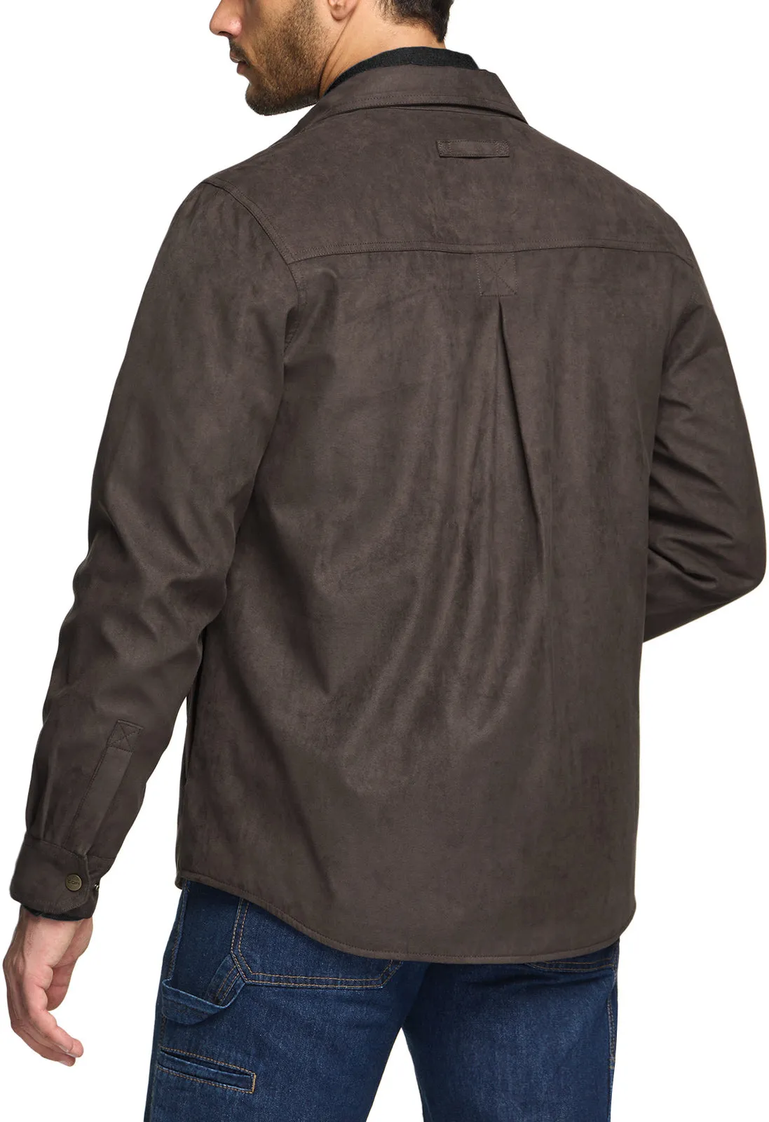 Rugged Suede Flannel Lined Jacket [HOK700]