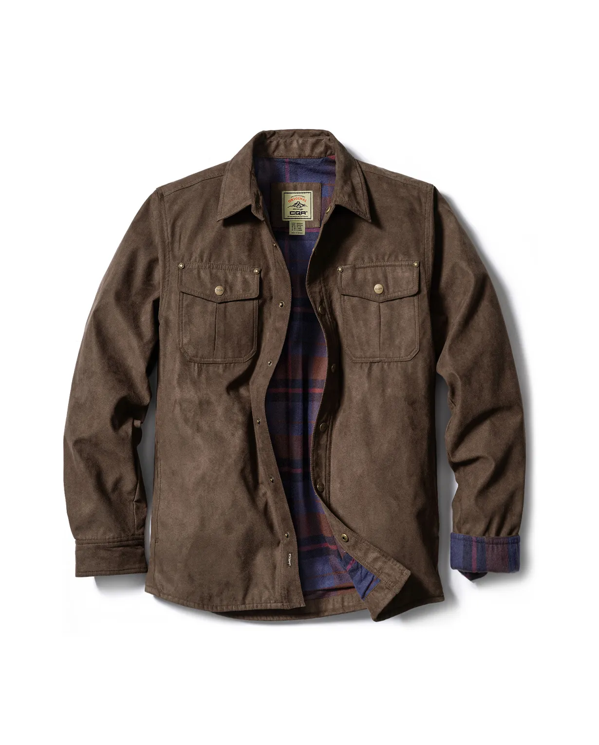 Rugged Suede Flannel Lined Jacket [HOK700]