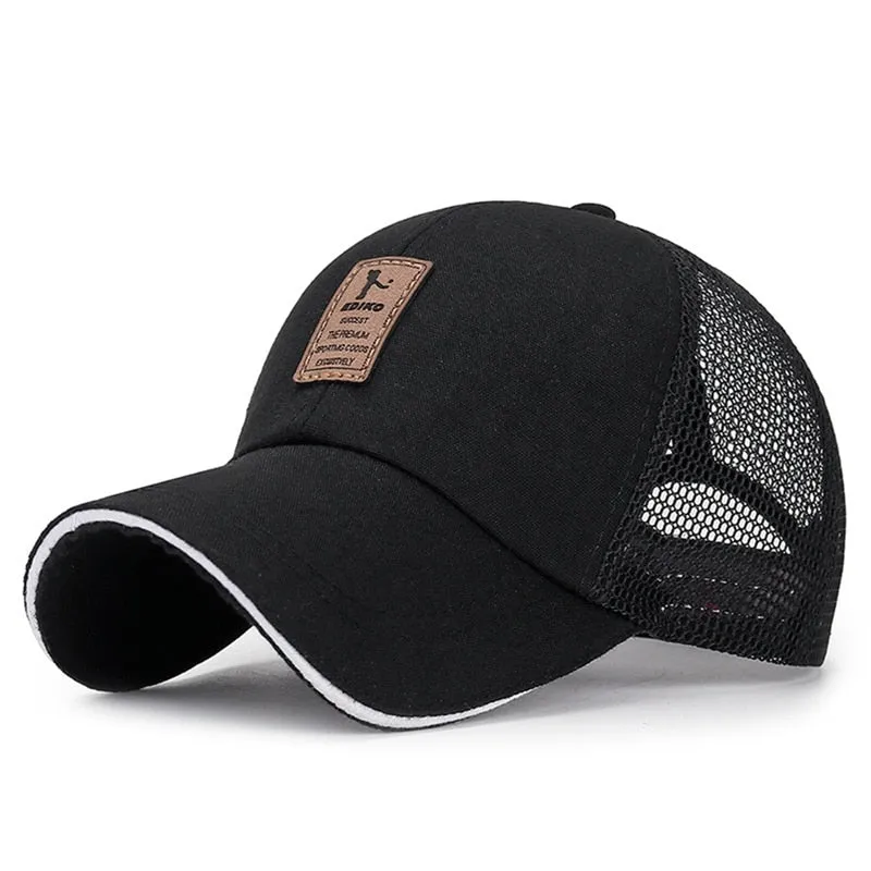 Summer Breathable Mesh Baseball Cap Women Men UV Protection Outdoor Riding Fishing Tennis Golf Caps Fashion Panama Sport Hat