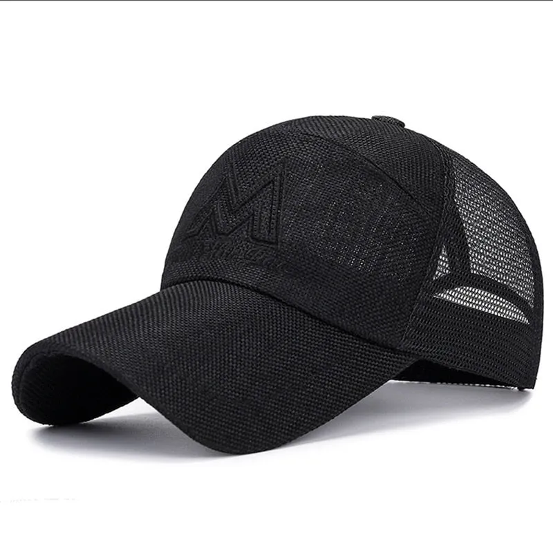 Summer Breathable Mesh Baseball Cap Women Men UV Protection Outdoor Riding Fishing Tennis Golf Caps Fashion Panama Sport Hat