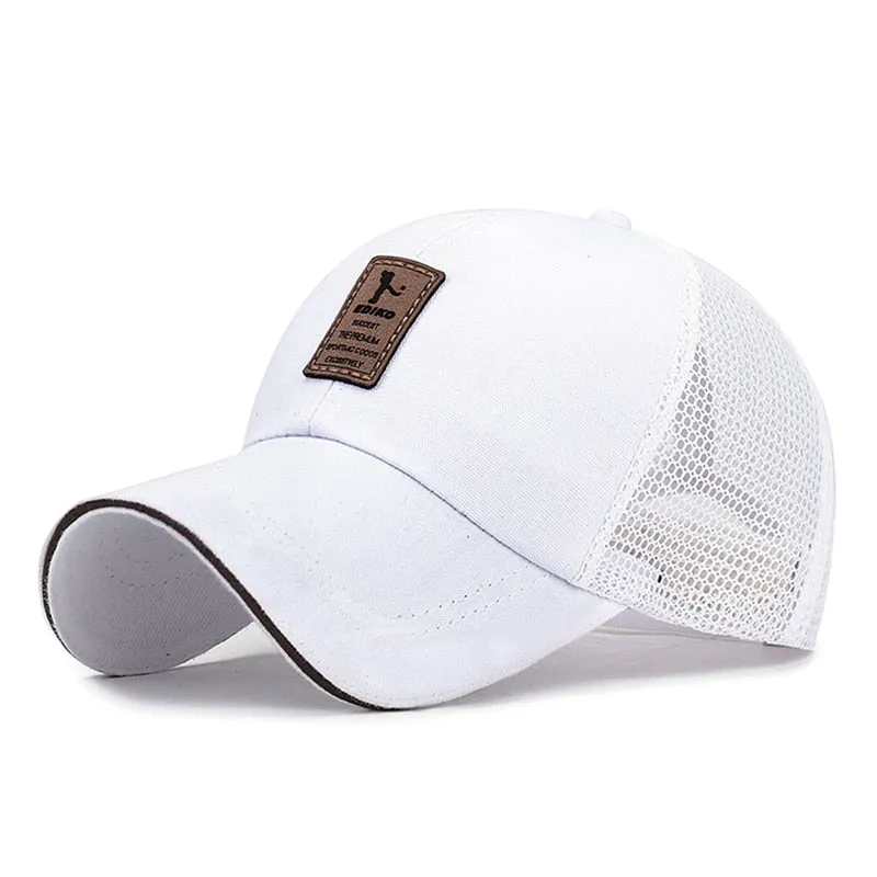 Summer Breathable Mesh Baseball Cap Women Men UV Protection Outdoor Riding Fishing Tennis Golf Caps Fashion Panama Sport Hat