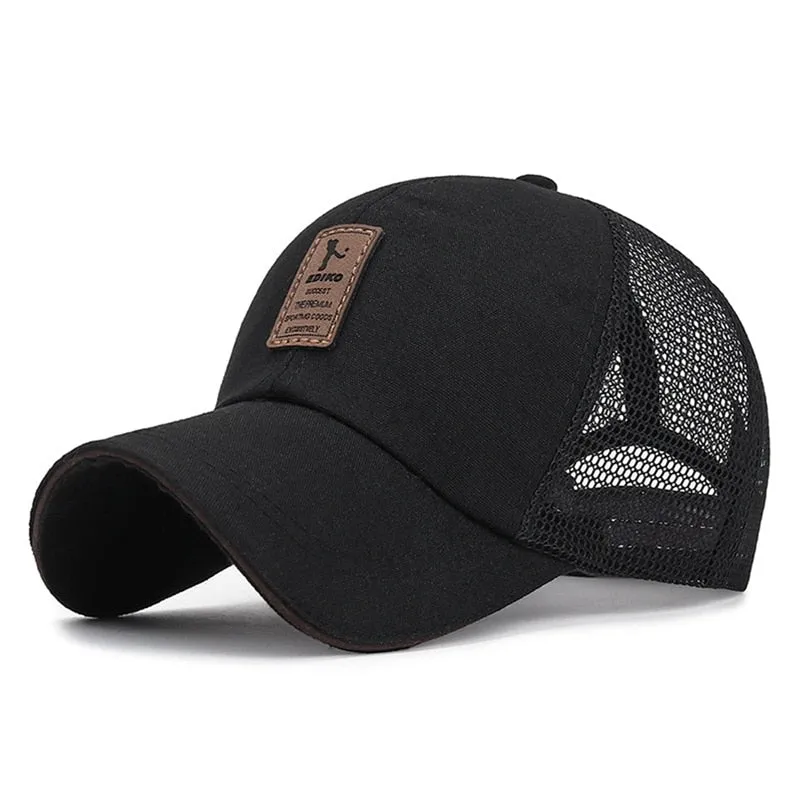 Summer Breathable Mesh Baseball Cap Women Men UV Protection Outdoor Riding Fishing Tennis Golf Caps Fashion Panama Sport Hat