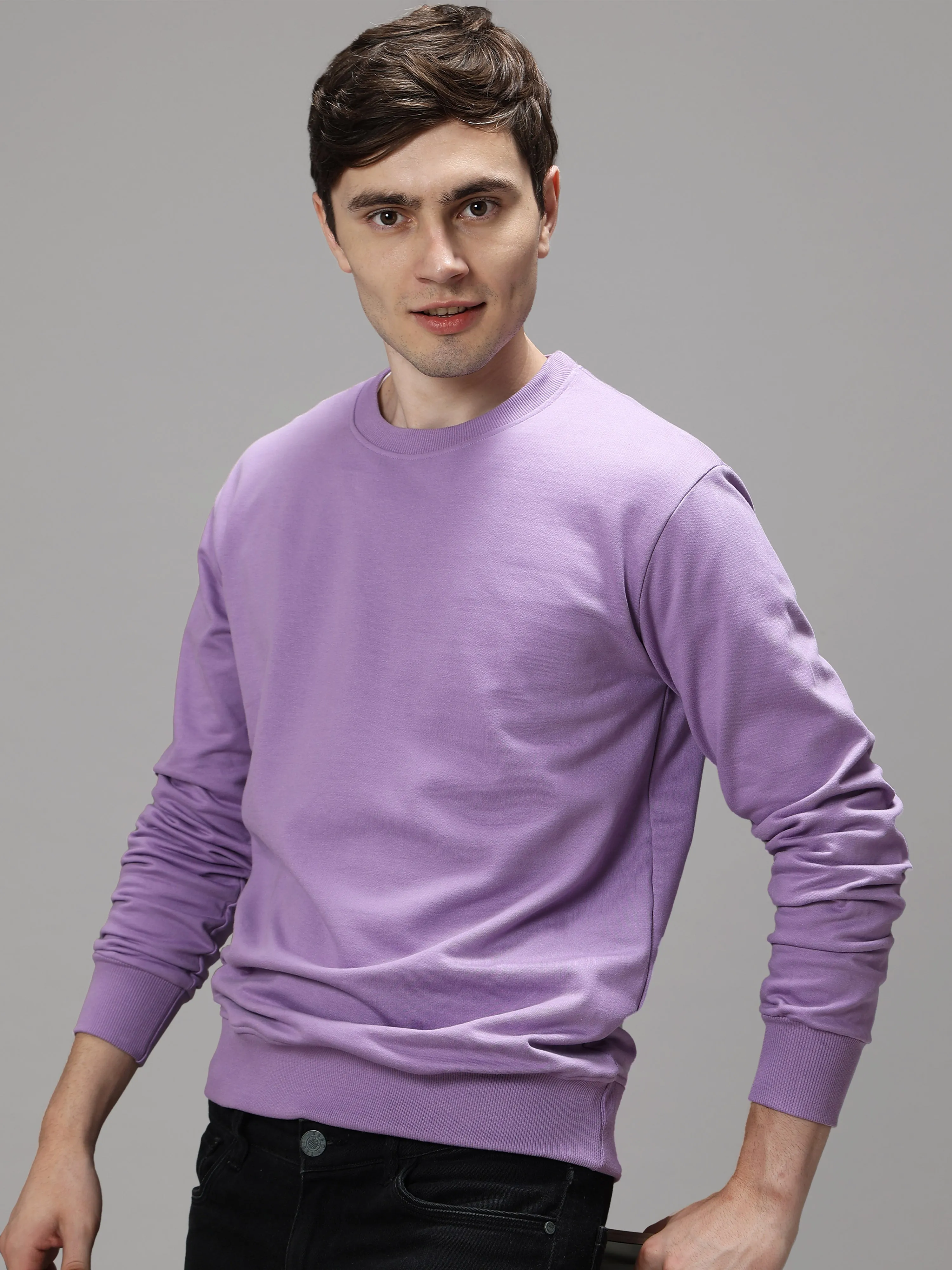 The Greenage Purple Sweat Shirt