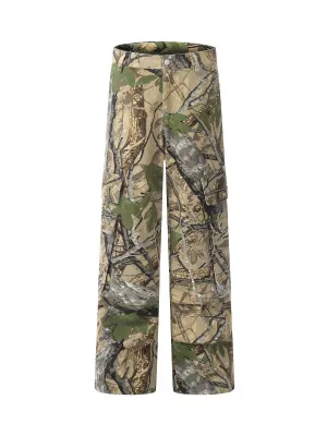 Thesupermade Retro Outdoor Camo Cargo Pants