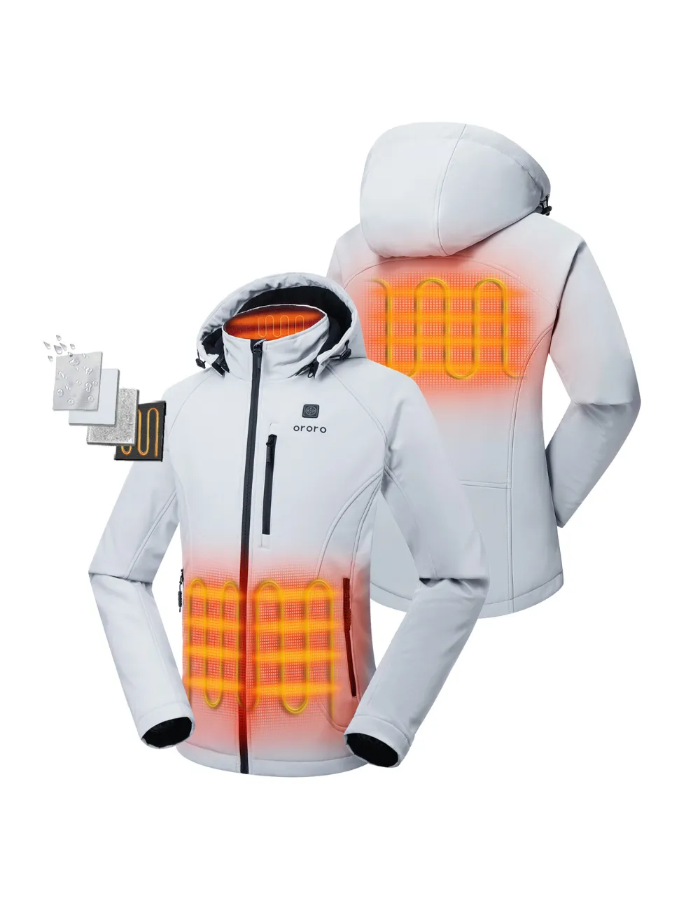 Women's Classic Heated Jacket 2.0 (4 Heating Zones)